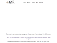 Tablet Screenshot of exnio.com